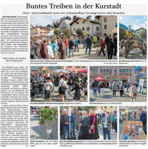 Oster- und Josefimarkt in Bad Reichenhall – Reichenhaller Tagblatt vom 7.4.2025