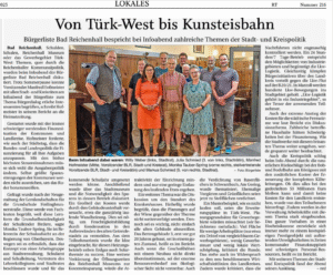 Von Türk-West bis Kunsteisbahn: Bericht RTB vom 19.09.25